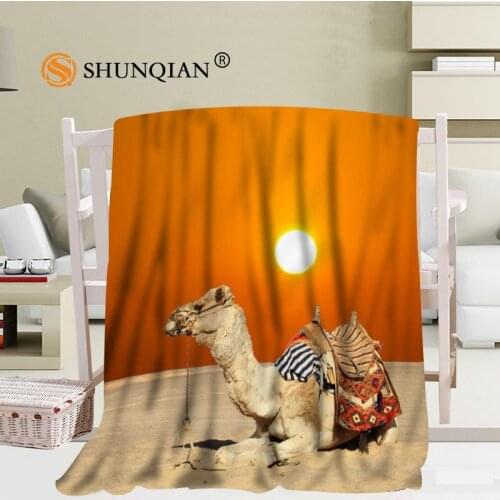 Camels Blanket Soft Sofa Bed Throw Blanket Kid Adult Warm Custom Blanket 56x80Inch50X60Inch40X50Inch