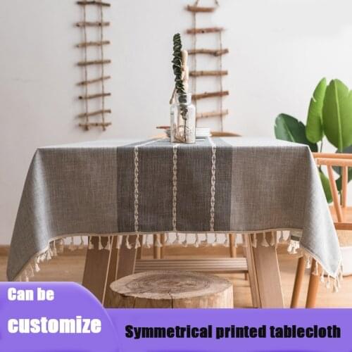 Table Cloth Rectangle and squareOil-Proof Spill-Proof waterproof waterproof Tablecloth Decorative Fabric Table Cover With tassel