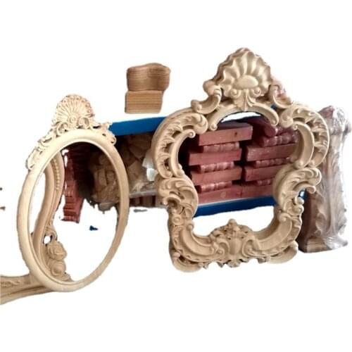 Carved Wood Mirror Frame picture frame photo frame
