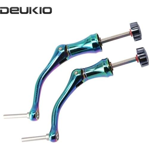 DIY Fishing Reel Handle Full Metal Spinning/Drum Bait Casting Wheel Cranking Rocker Arm Fishing Reel Handle Replacement Parts