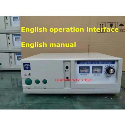 English interface 220V/110V LK-3 High Frequency Electrocautery Therapeutic Apparatus Cosmetic Surgery Electric Knife Hemostat