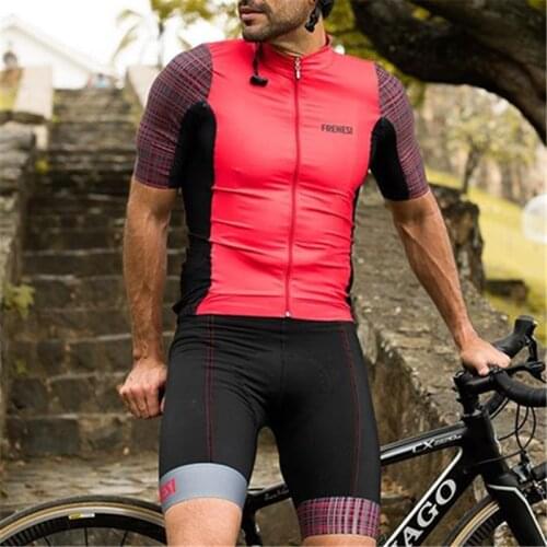 New FRENESI clothing men cycling clothes jumpsuit Colombia Downhill suit triathlon sports skinsuit mtb Ciclismo maillot ciclista