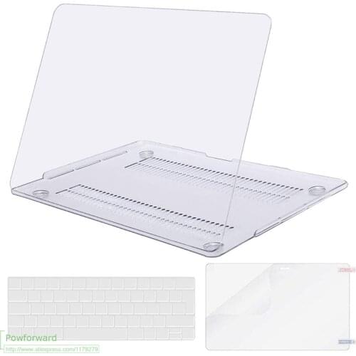3in1 Glossy / Matte Hard Case for MacBook Pro 13 15 Macbook Air 11 12 13 retina Case Release A1989/A1990/A1706/A1708 Gifts