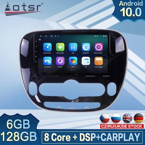 For KIA SOUL 2 GPS Navigation Android Radio 2013 2014 2015 - 2019 Car Multimedia Video Player Head Unit 128G Autoradio Audio HD