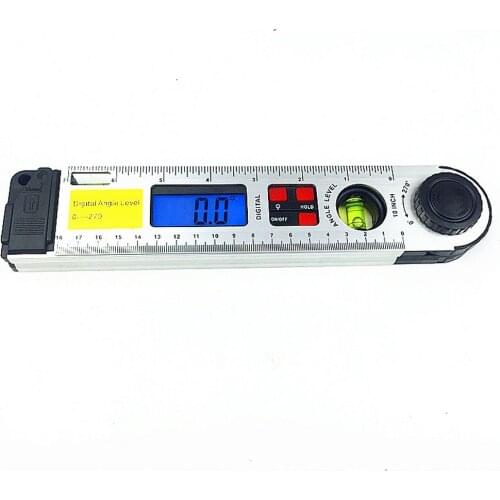 400MM/250MM Digital Protractor Angle Finder Inclinometer electronic Level 360 degree Magnets Level angle slope test Ruler