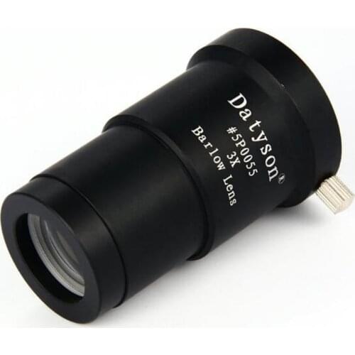 Datyson 3X Metal Extender 3 Times Barlow Mirror Optical Lens Astronomical Telescope Accessories 5P0055