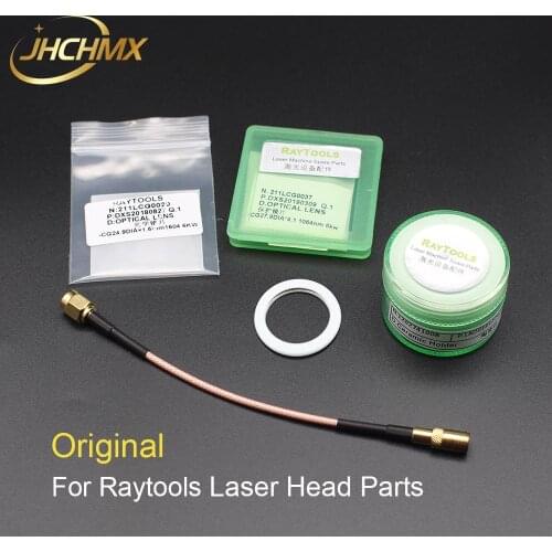 JHCHMX Original Raytools Laser Ceramic Sensor Cable Seal Ring Protective Windows 27.9*4.1/24.9*1.5mm Raytools Laser Head Parts