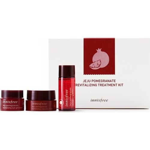 Korean cosmetics innisfree pomegranate suit sample 3pcs 10ml+15ml+5ml Moisturizing soothing and repairing skin face set