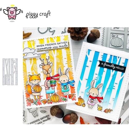 Piggy Craft metal cutting dies cut die mold Tree decoration Scrapbook paper craft knife mould blade punch stencils dies