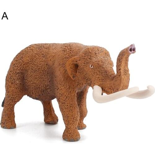 Ancient Animal Simulation Realistic Practical Stylish Interactive Mammoth Model Figure Kids Gift Educational Ornament