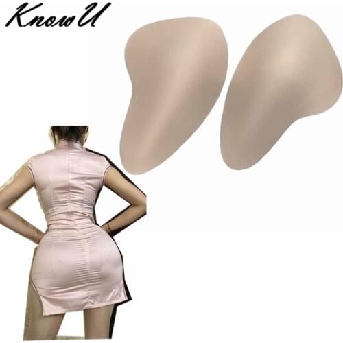 KnowU Full Shapely Sexy Sponge Hip Pads Removable Enhanced Fake Buttocks Crossdress Shemale Cosplay Transgender Cosplay