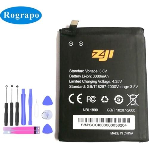 New 3000mAh Original Replacement Battery For HOMTOM ZOJI Z6 Z7 Bateria Baterij Cell Mobile Phone Batteries