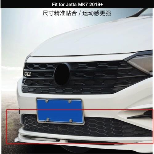 Front Lower Grille For VW Jetta MK7 / Sagitar 2019 2020 2021 Honeycomb Bumper Grille GLI Style Grill Glossy Racing Grills