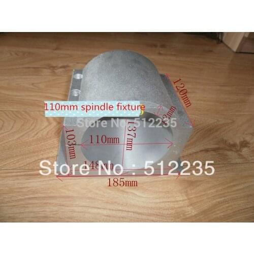 110mm spindle fixture cast aluminum length 100mm Split type wholesale and retail without screw