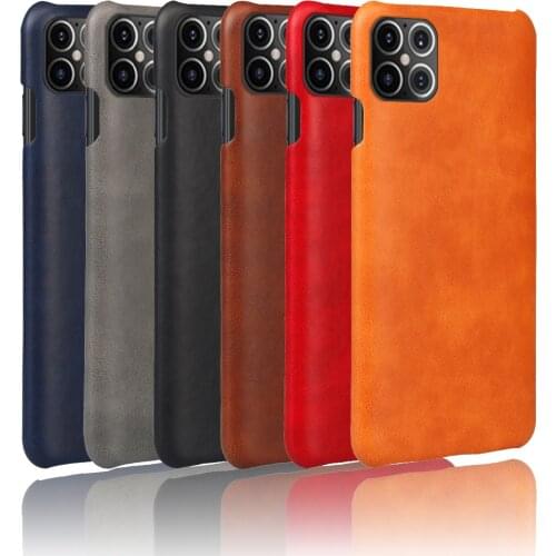 For iPhone 13Pro 13Mini 13Pro Max Coque Slim Simplicity Vegan Leather Case For iPhone 12 13 Pro Max Mini Funda Shockproof Cover
