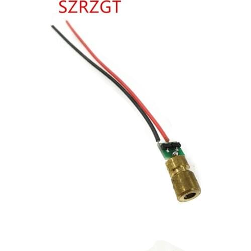 650nm 6mm 3V 5mW Adjustable Laser Dot Diode Module Red Copper Head