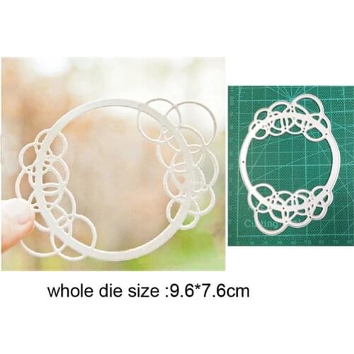 Craft dies bubble circle frame metal cutting dies cut die mold decoration Scrapbooking die knife mould blade punch stencils dies
