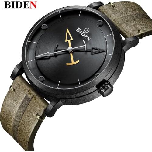 Men's Watch With Leather Strap Scte China