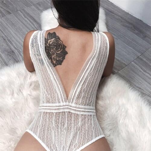 Sexy Lingerie New Underwear Women Body Perspective Suspender Skirt V Chest Seductive Pajamas Hot