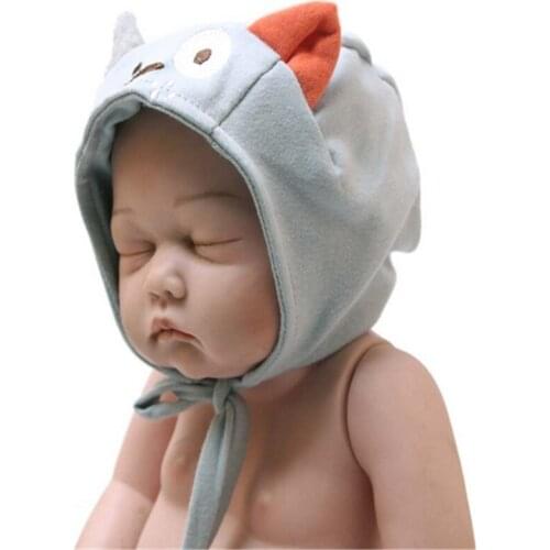 2019 Baby Stuff Lovely Warm Hat Cute Cat Earflap Beanie Cream Bear Hat For Girls Boys Infant 3D Ears Cartoon Cap (0-6 M)