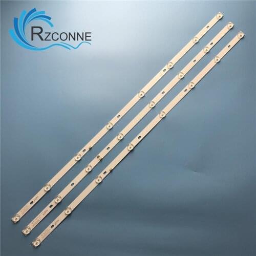 LED Backlight strip 8 lamp for JS-D-JP395DM-A81EC B82EC (80105) E395DM1000 MCPCB D40-M30 40BF400 6V/LED