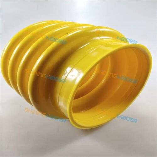 Top inner diameter 160mm bottom inner diameter 150mm height 230mm rubber tamping bellows rubber bellows PU tamping bellows