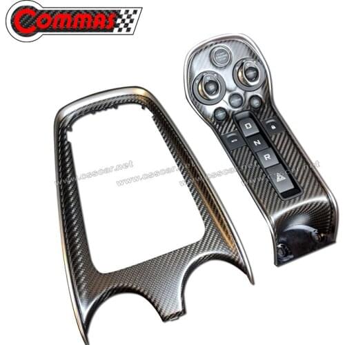 High Dry Carbon Fiber Car Interior Trims for Mclaren 540c 570s OEM Style Black Front Instrument Panel Control Gear Decoration