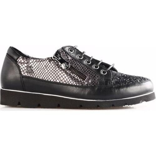 Venus Female 12213Y Fronting Stone Sports Casual Shoes Black Platinum