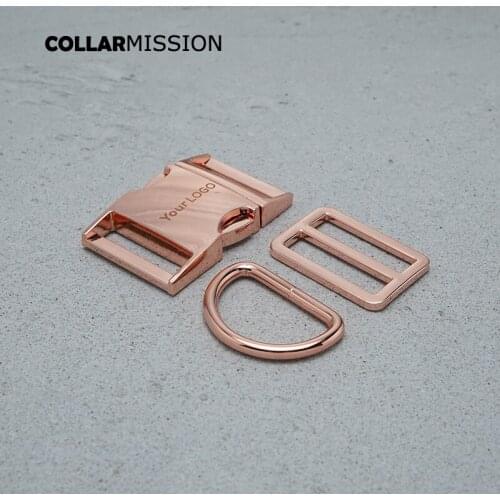 100pcs/lot Engraving(metal buckle+Tri-Glid+D ring) DIY 30mm sewing accessory environmental plated metal buckle alloy 8 colours