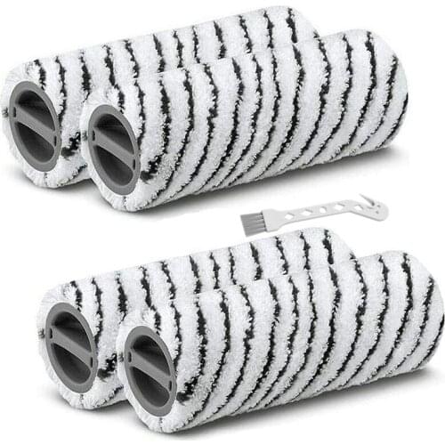 4Pcs Stone Roller Brush for Karcher FC7 FC7 Premium FC5 FC5 Premium FC3 Cordless Floor Cleaner Parts Number 2.055-021.0