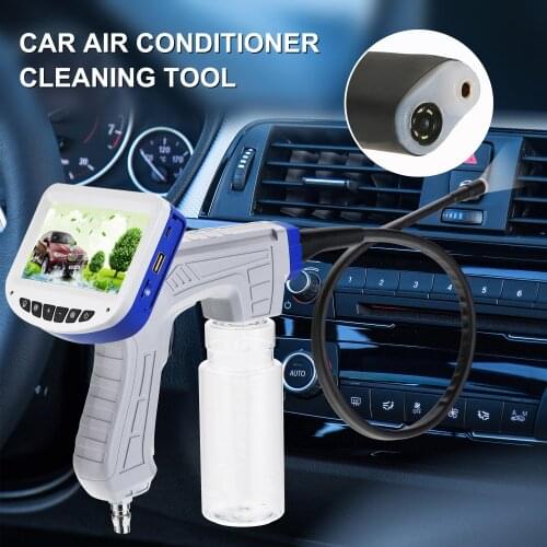 Car Air Conditioner Visual Cleaning Gun Pipeline Inspection Camera LCD Display Car Air Conditioner Wash Tool