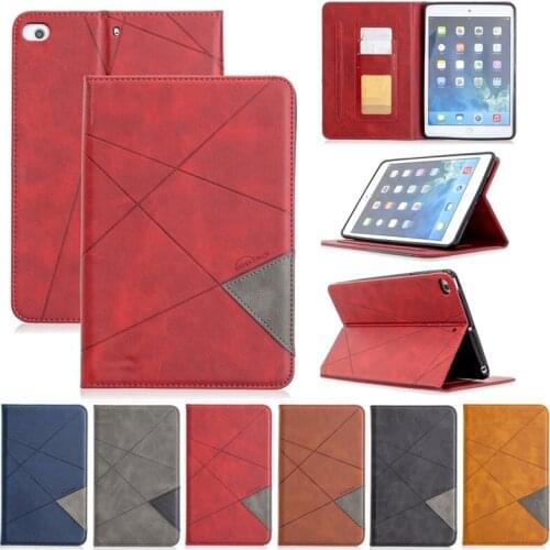 Case For Apple iPad mini 5 2019 case Smart PU leather Card slot Stand Tablets wallet Case for iPad mini 1 2 3 4 case 7.9 inch
