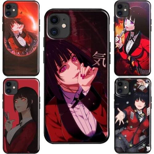Yumeko Jabami Kakegurui Case For iPhone 11 Pro Max XS X XR 6S 7 8 Plus SE 2020 For iPhone 12 Pro Max mini Coque