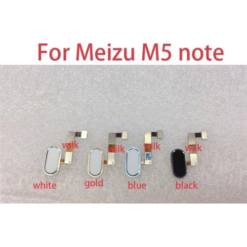 For Meizu MX5 Home Button M5 M5S M5 Note Fingerprint Touch ID Sensor Recognition Flex Cable Ribbon Parts For Meizu MX5 Button