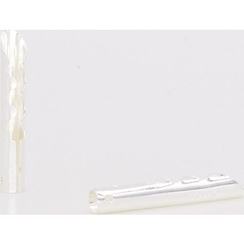 HI End Audio 20pcs Bronze copper silver plated BFA 4mm Z-Type Banana Plug Speaker Cable Connector