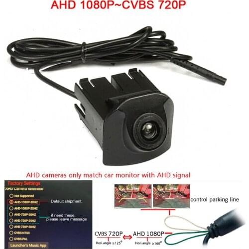 180deg CCD HD car front brand logo camera for for Toyota crown 2010 2011 front camera Front view positive Camera wide angle