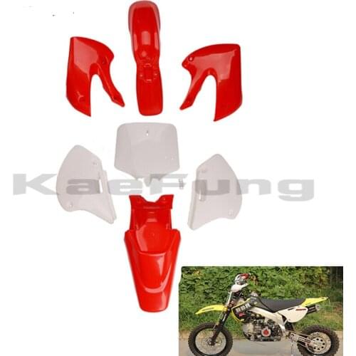BBR Plastic Fender KITS cover full set FRONT TWO SAME AS KLX110 for MOTORCYCLE dirt bike/pit bike USE