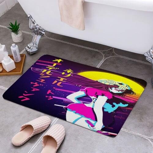 Bleach 3D Print Doormats Rectangle Non-Slip DoorMat Bedroom Kitchen Entrance Print Door rugs Dropshipping