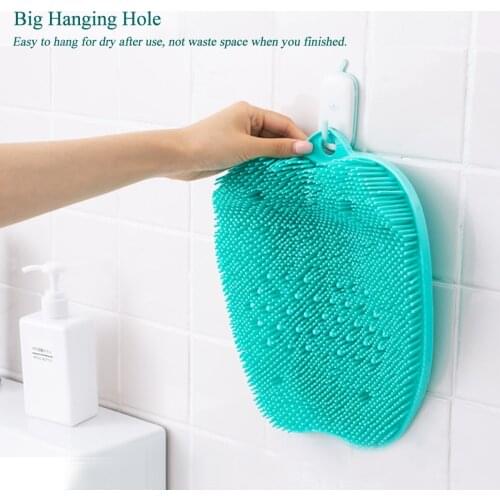 Foot Massager Shower Foot Scrubber Cleaner for Shower with Non-Slip Suction Cups for Exfoliate Dead Skin, Foot Massage