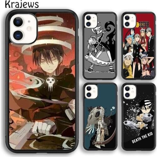 Krajews Anime Soul Eater soft Phone Case Cover For iPhone 5s SE 2020 6s 7 8 plus X XS XR 11 12 mini pro max coque Shell