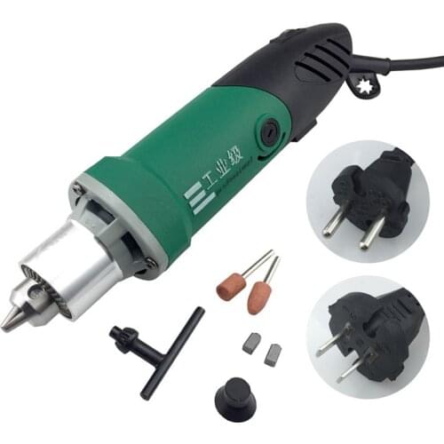 Electric Grinder Set For Jade Cutting/Grinding 480W 110V/220V Handheld Power Grinding Tool with 6mm Speed Control Chuck