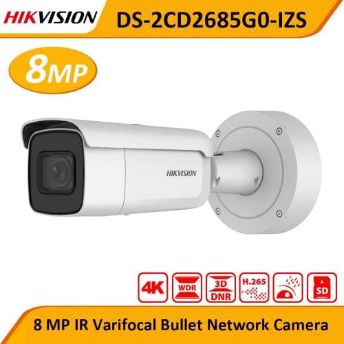 DS-2CD2685G0-IZS 8MP IK10 darkfighter IR bullet ip surveillance camera POE 4K outdoor moterized lens replace DS-2CD2685FWD-IZS