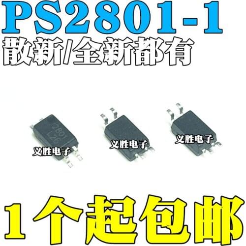 New and original PS2801-1 PS2801-1-F3 SOP4 Photoelectric coupler Photoelectric coupler, optical isolator, photoelectric coupling