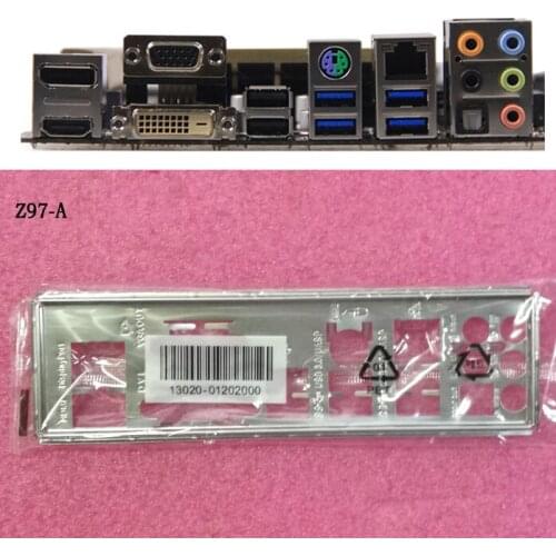 Original For Asus Z97-A I/O Shield Back Plate BackPlate Blende Bracket