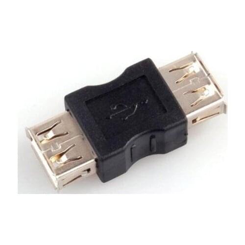 1000pcs USB A Female to USB A Female Adapter Converter Coupler for mobile phones