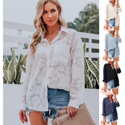 PlusSister Blouses With Embroidery