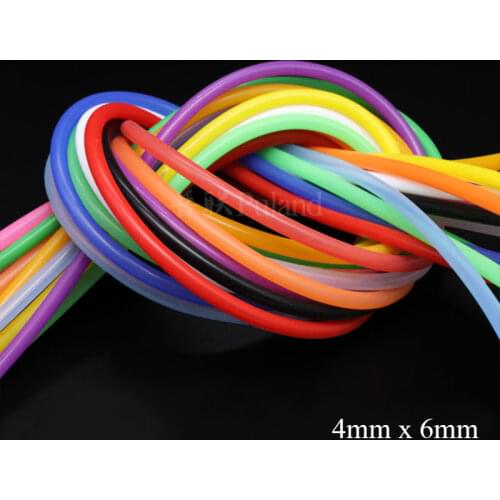 4x6 Silicone Tube ID 4mm OD 6mm 1 meter Flexible Rubber Hose Thickness 1mm Food Grade Pipe Water Connector