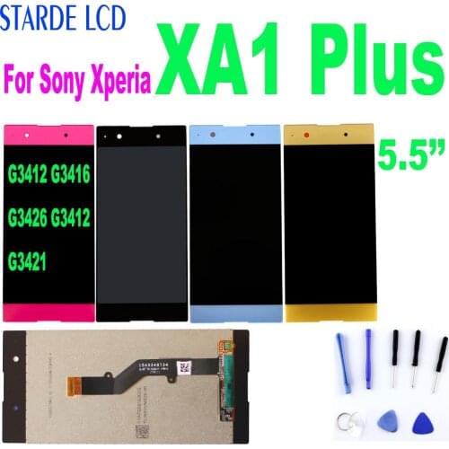 5.5" LCD For Sony Xperia XA1 Plus G3412 G3416 G3426 G3412 G3421 LCD Display Touch Screen Digitizer Assembly Repair Parts