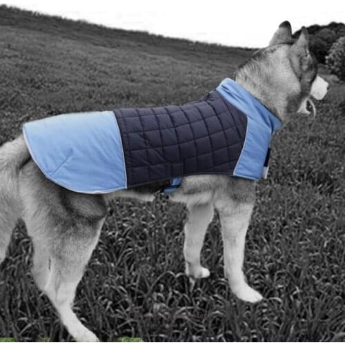Dog Winter Clothes Waterproof Outdoor Wear Pet Coat Jacket Thick Warm Large Dog Clothes For Labrador Pets Clothing