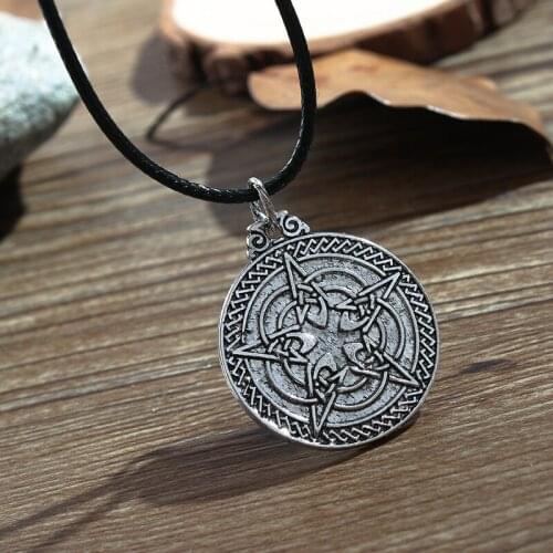 1pcs Knot Pentacle for Protection Wiccan Necklace Jewelry Pagan Irish Pendant